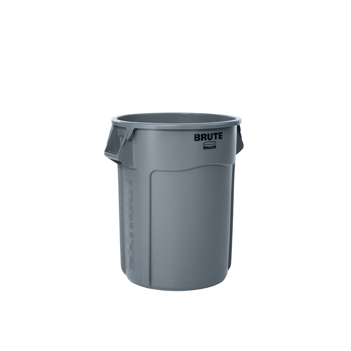 Rubbermaid BRUTE Tapa Plana para Contenedor de Basura, 75 L, Blanco - 55G - Envase - Gris