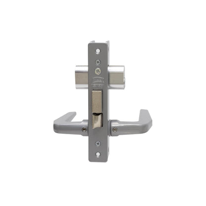 Phillips Cerradura Modelo Slim 549 Manija Delgada Para Puerta De Aluminio Plata
