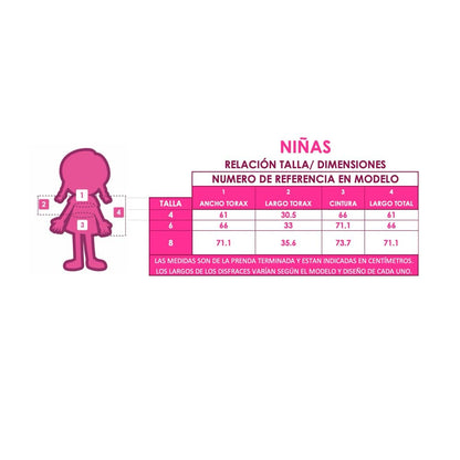 Disfraz Infantil, Cenicienta, Disney, Princesa, Talla 6 años