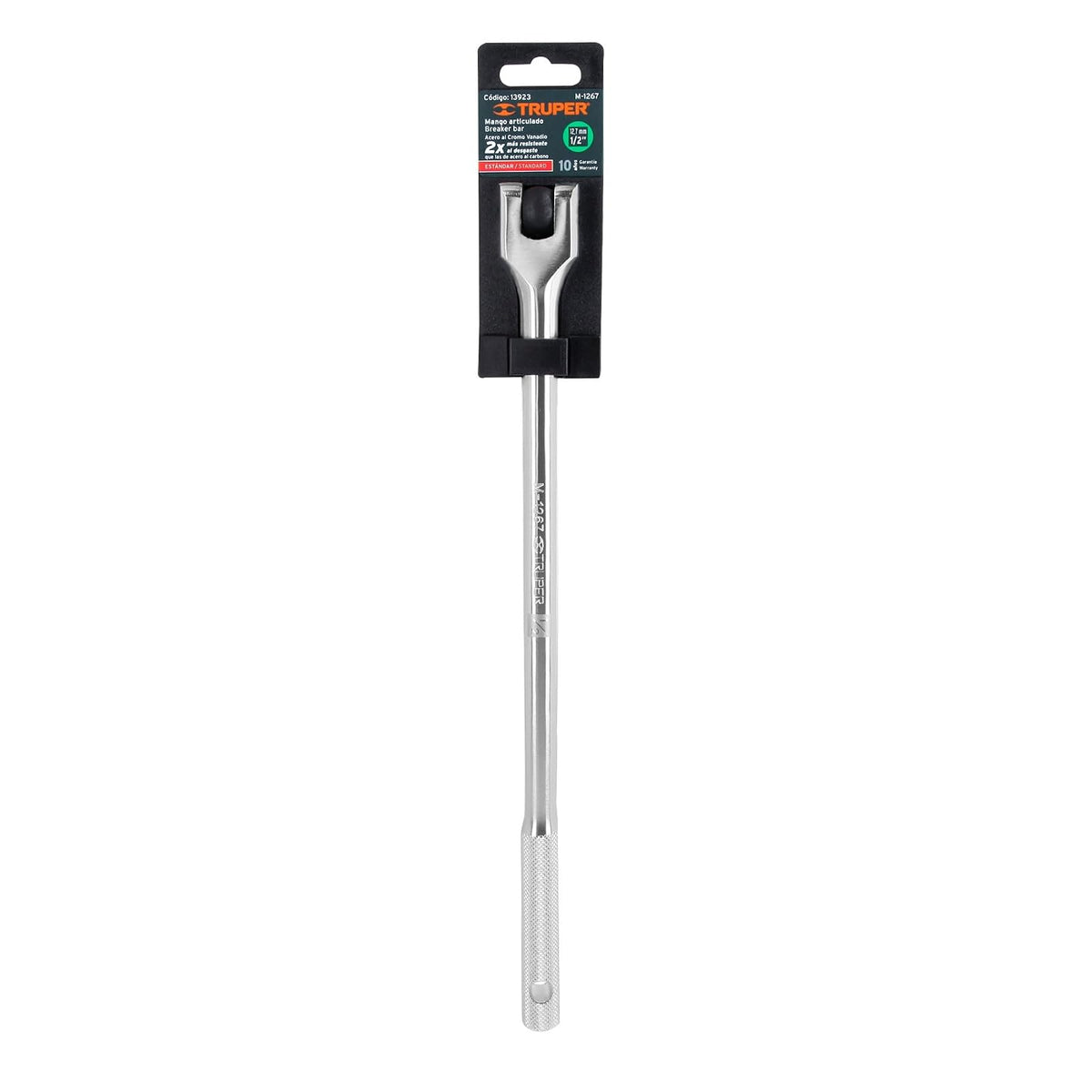 Truper M-1267, Mango articulado de 15"x 17 mm para dados cuadro 1/2"