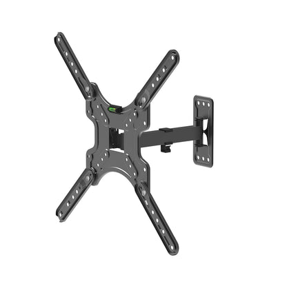 Naceb Technology - Soporte Articulado de Pared para Pantalla NA-0217 - Brazo Ajustable para Mejor Ángulo de Visión - 40x40 cm Negro