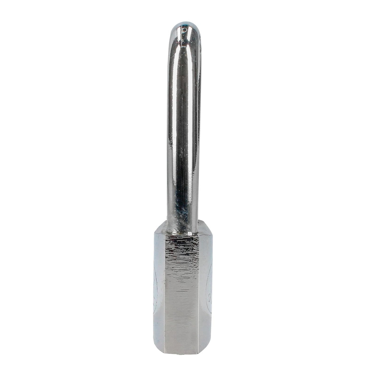 Lock L22L50DCSB Candado de Acero Largo Llave de Discos, Cromo Satinado, 50 mm