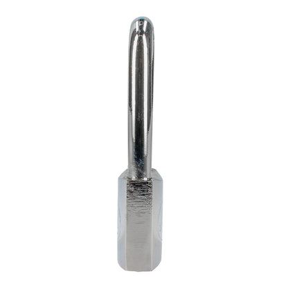 Lock L22L50DCSB Candado de Acero Largo Llave de Discos, Cromo Satinado, 50 mm