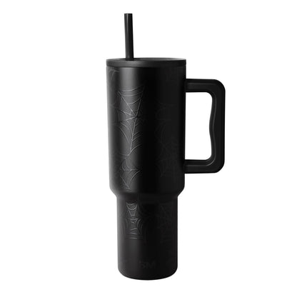 Simple Modern Trek Vaso Térmico con Asa y Popote, Acero Inoxidable, 890-1180 ml - 1180ml - Spiderwebs