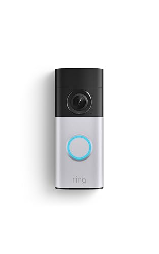 Videotimbre cableado 2K Ring Plus (último modelo): Retinal 2K con video de gran angular, zoom 6x mejorado y visión nocturna (níquel plateado)