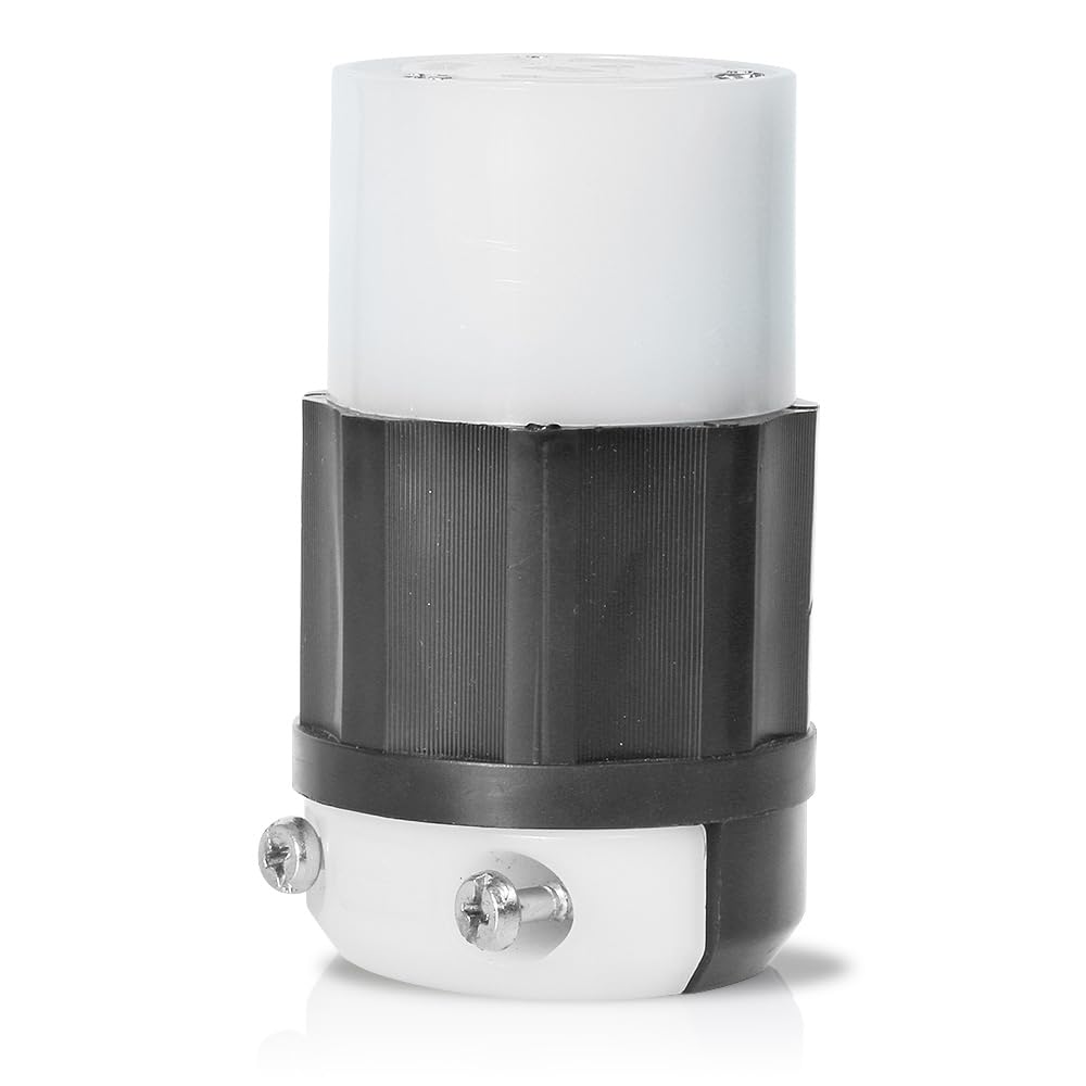 Leviton 165-02743-000 Conector Media Vuelta Industrial 30A 3Ø 600V 3P4H Nema L17-30R, pack of/paquete de 1