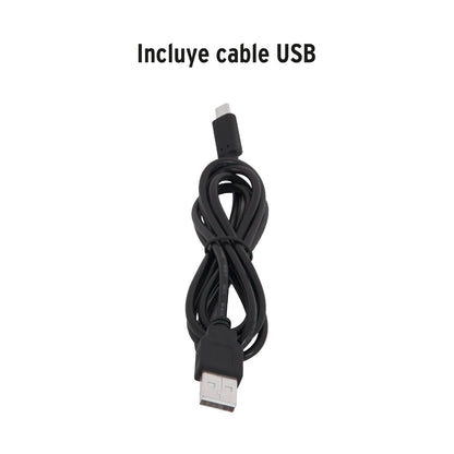 Truper LI-CA-80R, Linterna de minero, 80 lúmenes, 1 LED, recargable