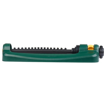 Melnor 65148AMZ TurboTek Aspersor oscilante, 2.800 sq. Paquete de conexión rápida, Boquilla de precisión de 16 pies, Verde, Amarillo