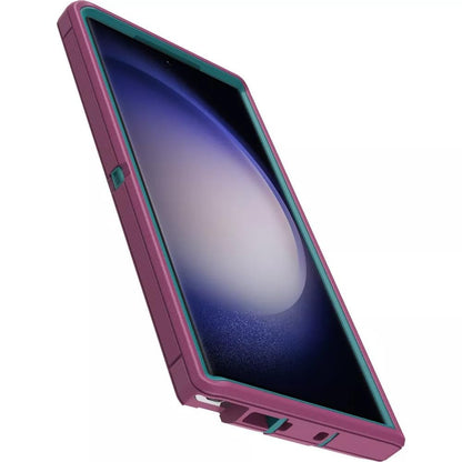 Otterbox Funda para Galaxy S23 Ultra Defender Series - Canyon Sun (), Resistente Y Duradera, con Protección De Puerto, Incluye Soporte con Clip De Funda Rosa