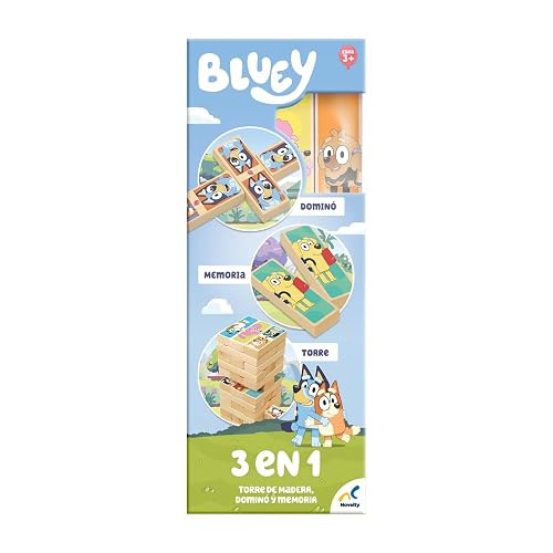 Torre De Madera 3 En 1 Bluey