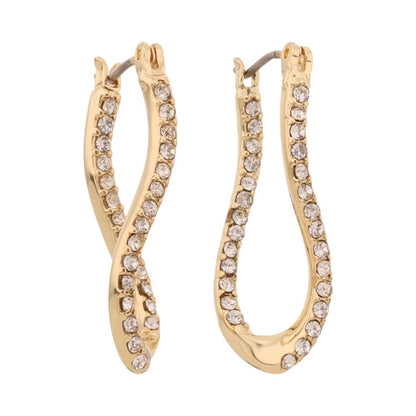 Anne Klein Aretes Dorado Asimétrico para Mujer | Pequeño, asimétricos, metal con baño dorado, broquel, 1 par