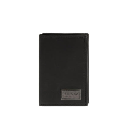 GUESS Angels Rfid Trifold, Cartera Hombre, Negro (Black), OS - OS - Negro