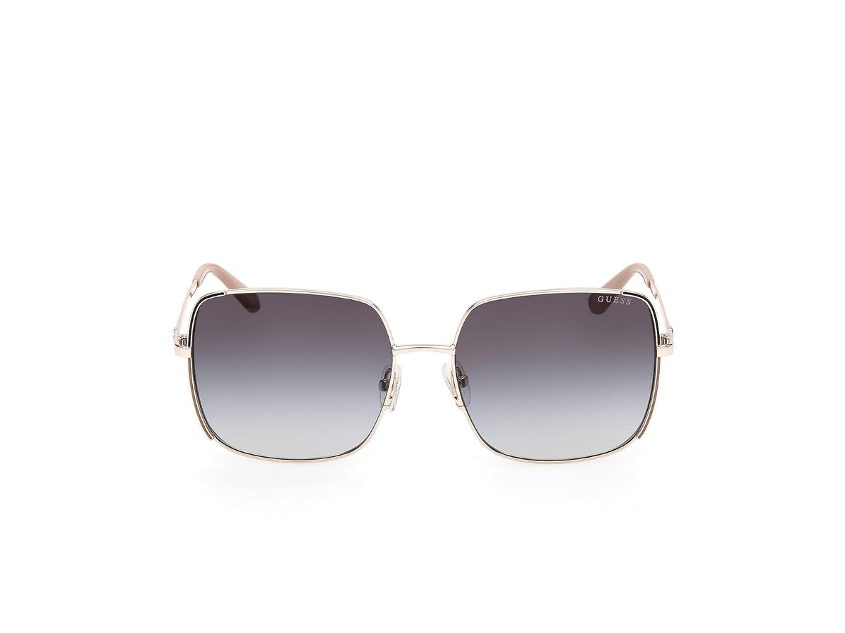 Guess Lentes de Sol GU00194 para Mujer, Armazón Metálico y Micas Humo Degradado con Protección UV Nivel 3