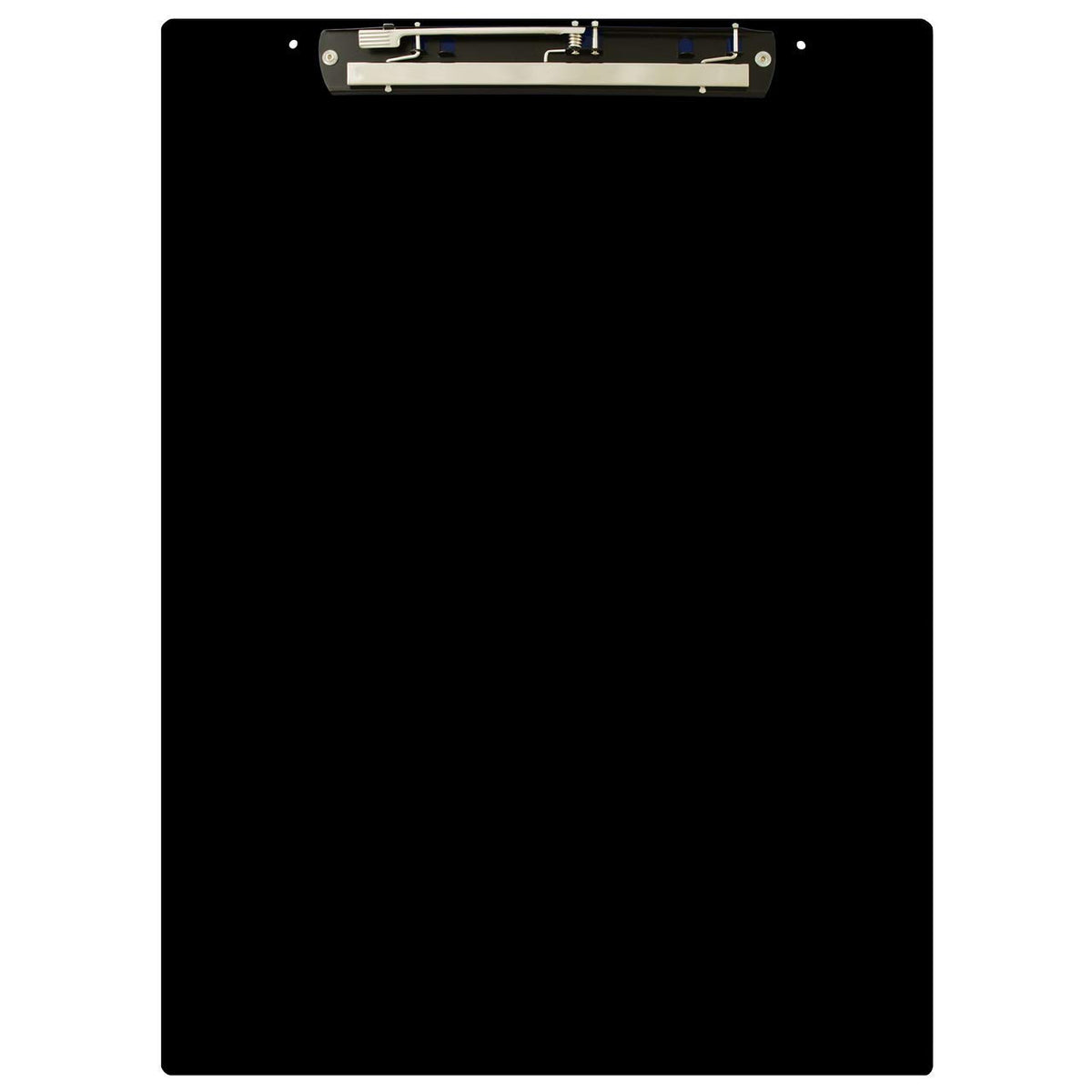 Portapapeles acrílico de 18 x 24 pulgadas con clip de bisagra operado por palanca de 11 pulgadas (negro)
