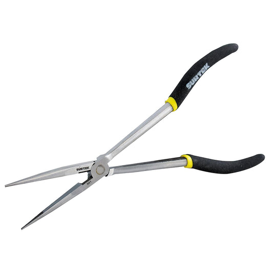 Surtek 931 Pinza punta larga con mango con doble plastisol de 11"
