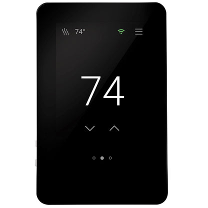 SunTouch SunStat ConnectPlus - Termostato Wi-Fi programable con visualización táctil inteligente activado por voz para sistemas de calefacción de piso eléctrico, visualización de 4.3 pulgadas, control