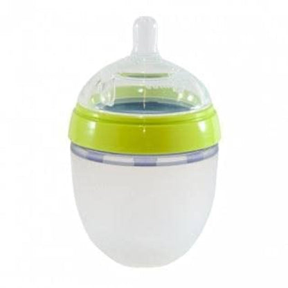 Comotomo Natural Feel Baby Bottle, Green, 5 Ounces