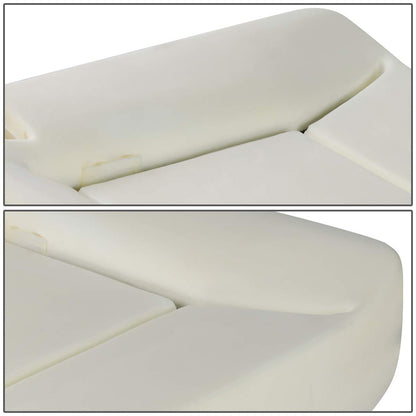 DNA Motoring ZTL-Y-0036 Cojín Inferior Asiento Conductor Blanco para Dodge Ram 06-10 (Asientos Tela)