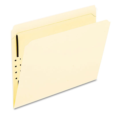Pendaflex - Carpetas de sujeción, 2 cierres, tamaño carta, Manila, 1 cierre, Beige, Straight Cut
