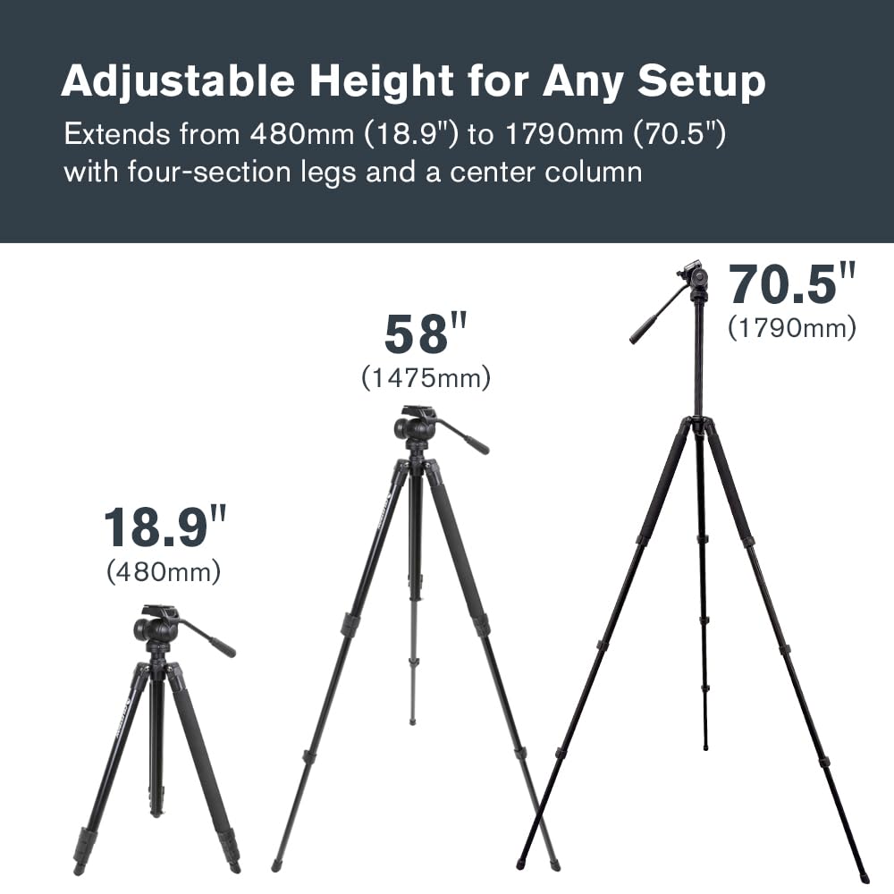 Celestron 82050 TrailSeeker Trípode (Negro)
