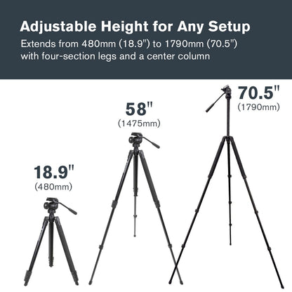 Celestron 82050 TrailSeeker Trípode (Negro)
