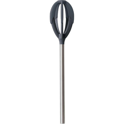 Tovolo Better Bateador Tool (carbón) – Silicona y acero inoxidable utensilios de cocina para mezclar panqueques, gofres, pasteles, magdalenas y más para hornear, sin BPA y apto para