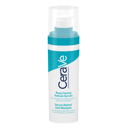 CeraVe Sérum Retinol Anti-Marcas e Imperfecciones con Retinol Encapsulado, Niacinamida y Ceramidas Esenciales, Para Piel Grasa o con Tendencia al Acné, 30 ml