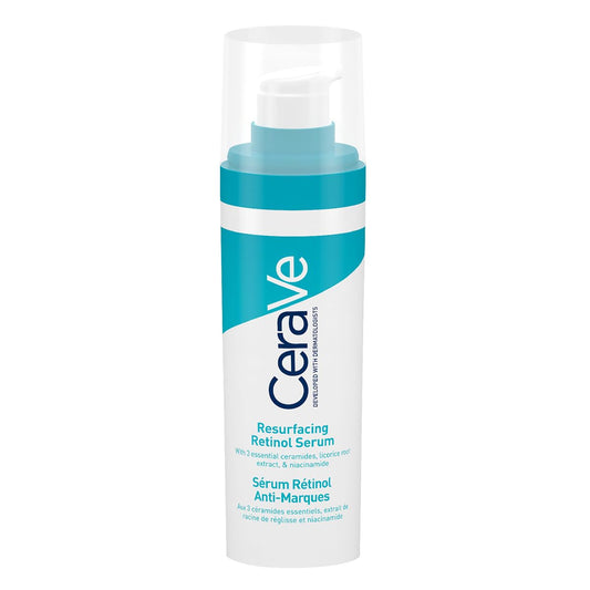 CeraVe Sérum Retinol Anti-Marcas e Imperfecciones con Retinol Encapsulado, Niacinamida y Ceramidas Esenciales, Para Piel Grasa o con Tendencia al Acné, 30 ml