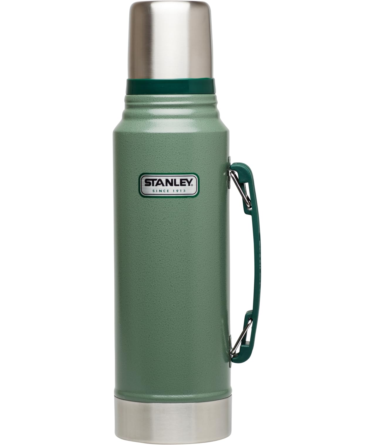 Stanley Botella Clásica al Vacío, Verde (Hammertone Green), 1 Litro