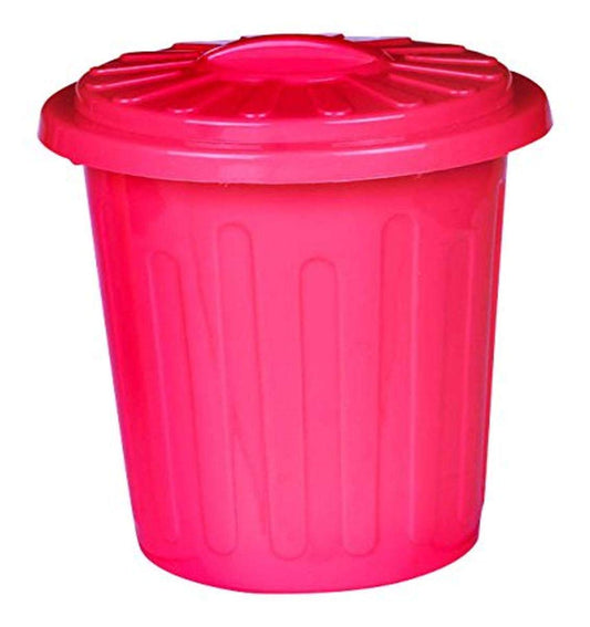 amscan Contenedor de plástico para la Basura, Rojo, 1 Pieza