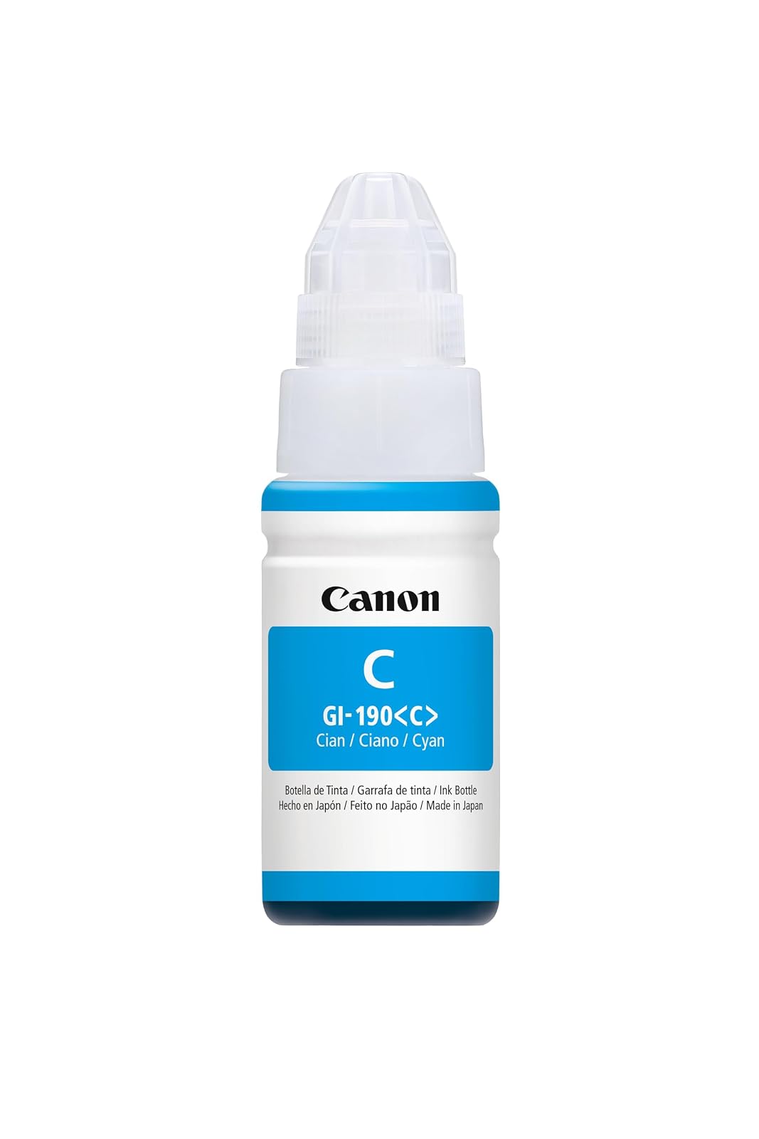 Canon Botella de Tinta GI-190 Cian 70ml G4110, G3110, G2110, G1110