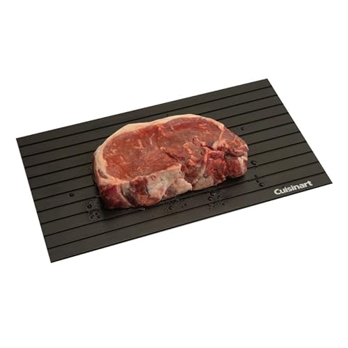 Cuisinart Tabla para Descongelar Alimentos Aluminio Antiadherente | Tabla de aluminio de alta conductividad para descongelar rápido sin electricidad, conservando sabor y textura