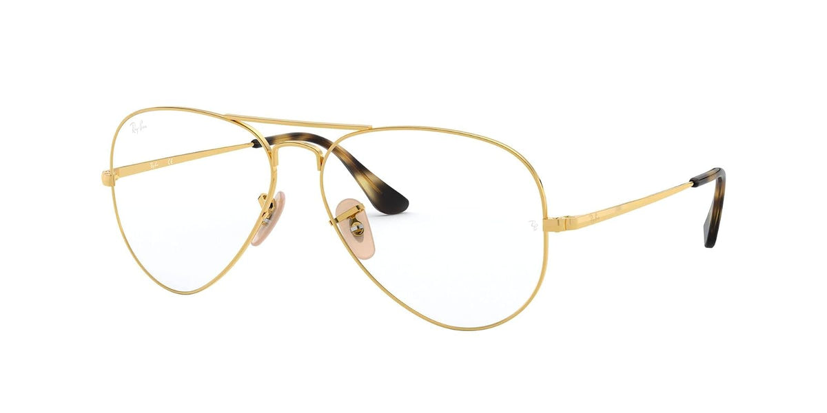 Ray-Ban Rx6489 Metal Aviator Prescription Eyeglass Frames