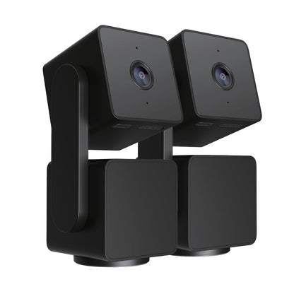 WYZE CAM Pan v3 Interior/Interior/Exterior IP65 1080p Pan/Tilt/Zoom Cámara de Seguridad Inteligente para el hogar con Seguimiento de Movimiento de 360° para bebé y Mascota, visión Nocturna de Color,