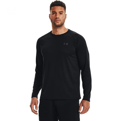 Under Armour UA Tech Playera de Entrenamiento Manga Larga para Hombre - Negro - XXL