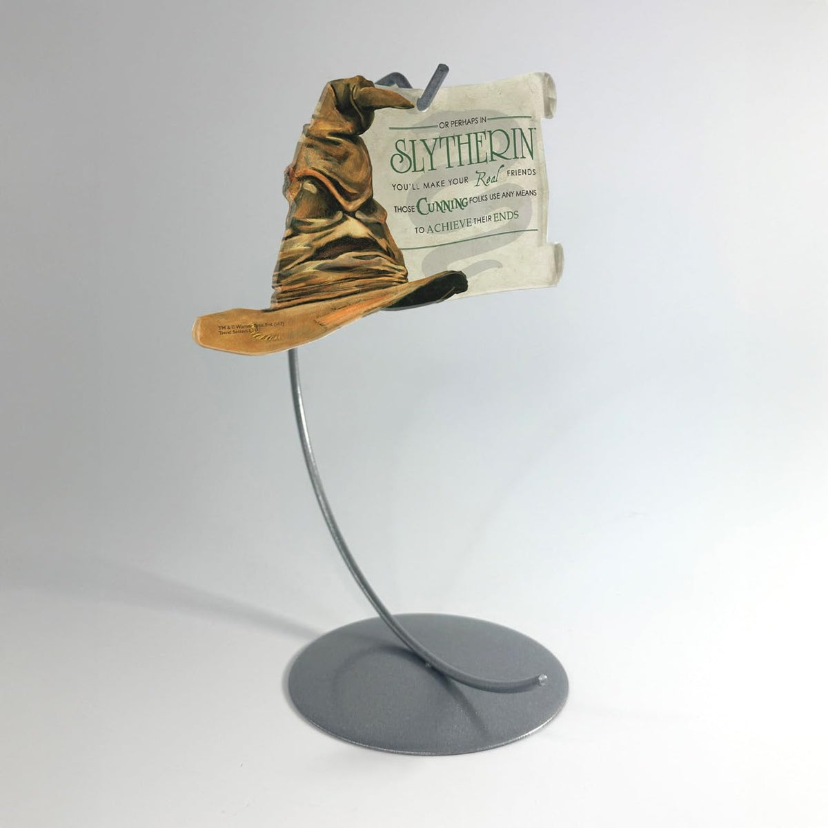 Trend Setters Sombrero de clasificación de Harry Potter, Slytherin, Accesorio de impresión acrílica para Colgar con Poema de Cita de Hogwarts House
