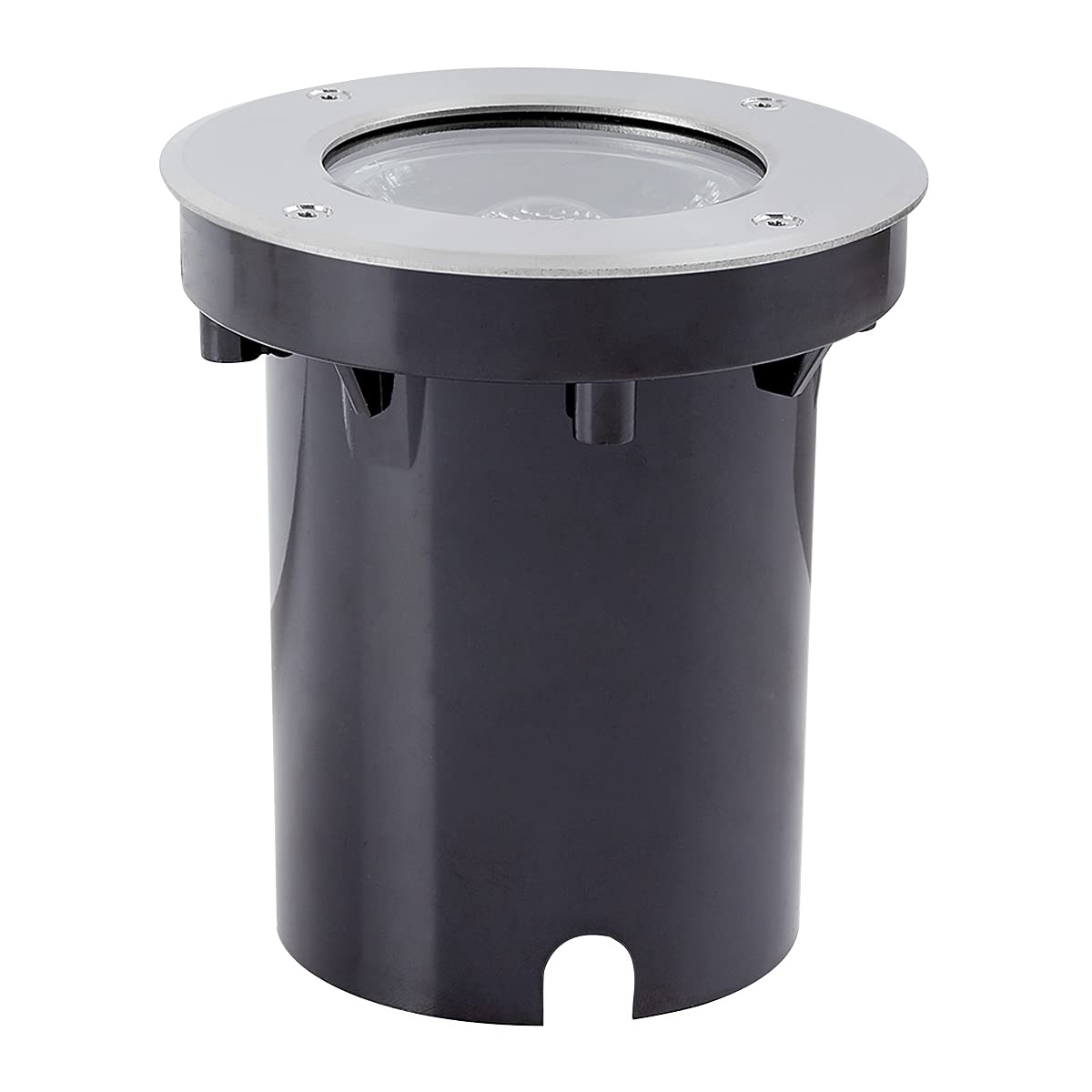 Tecnolite - Lámpara de Piso LED Empotrable Exterior 12 W, Luz Cálida Brillante, IP65, LED Integrado