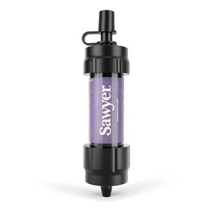 Sawyer Products SP350 Mini Sistema de filtración de Agua, Filtro y émbolo de Limpieza Solamente, Individual, Morado