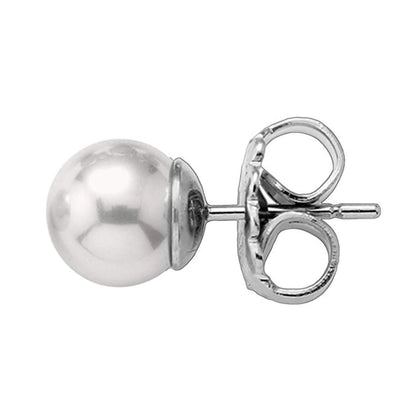 MJ00325.01.2.000.701.1 Majorica Arete para Mujer, color Blanco, 9 mm