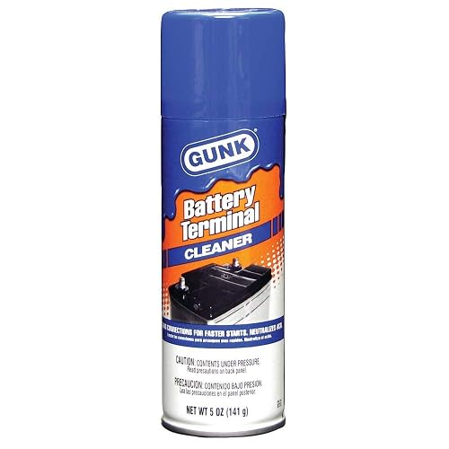 Gunk Limpiador de terminales de batería, Light Foamy, One Each, 5 oz.