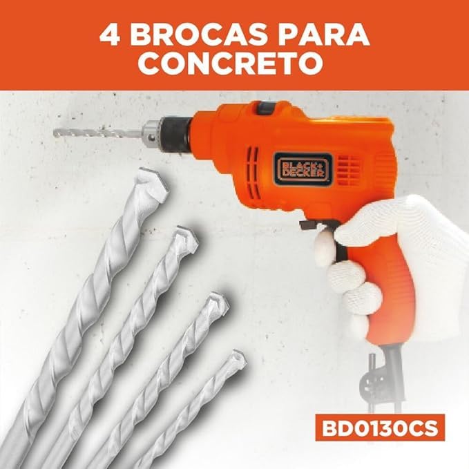 BLACK+DECKER Juego de Brocas y Puntas, 16 Piezas, BD0130CS