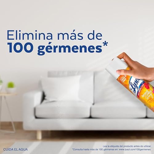 Lysol Desinfectante Antibacterial para Superficies Fragancia Mango & Hibiscus 538g g