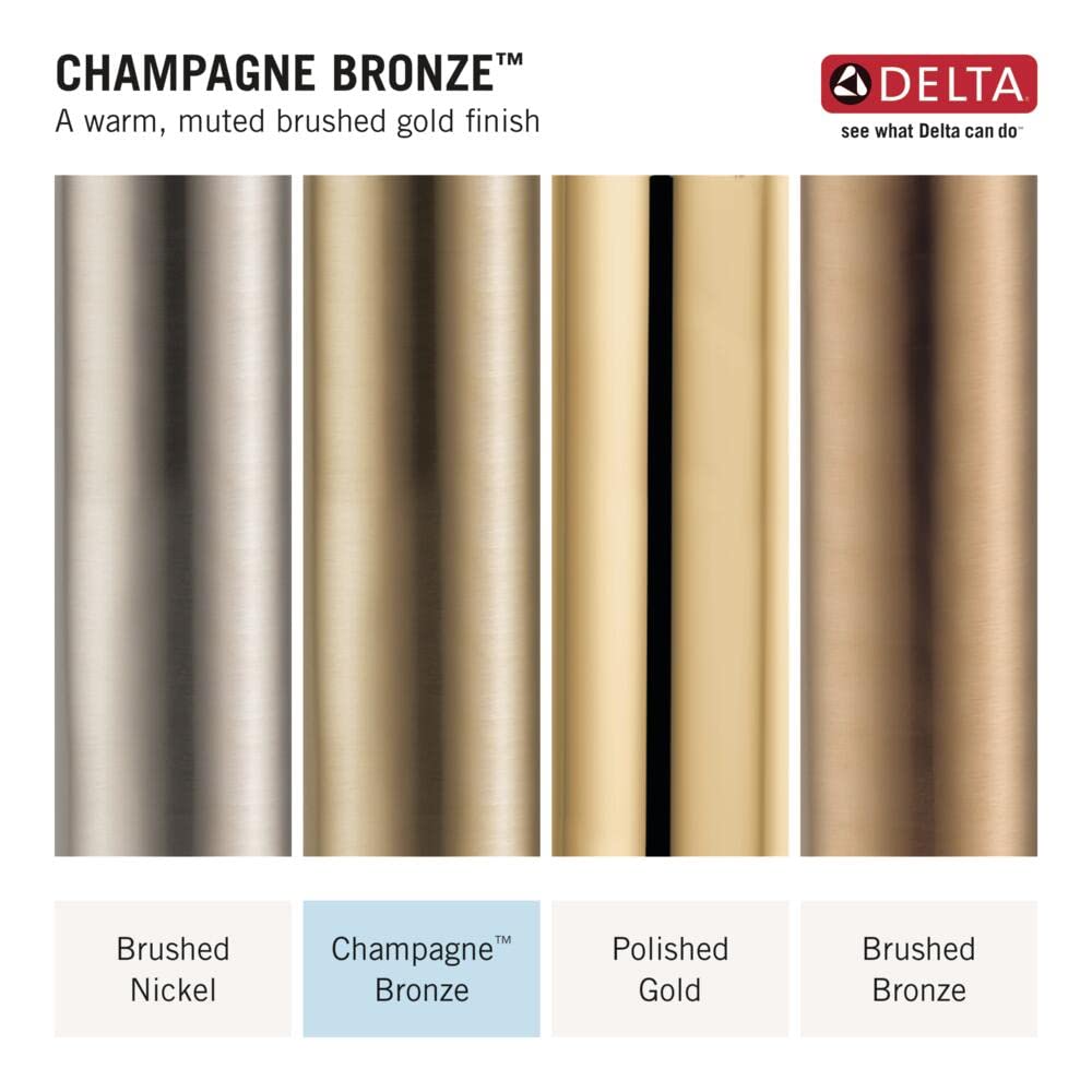 Delta Soporte para pañuelos de Bronce champaña