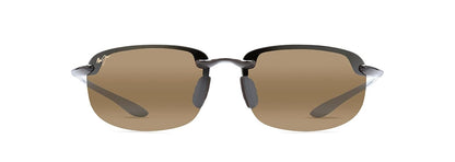 Maui Jim Ho'okipa Gafas Unisex adulto - M - Negro brillante - Bronce Hcl