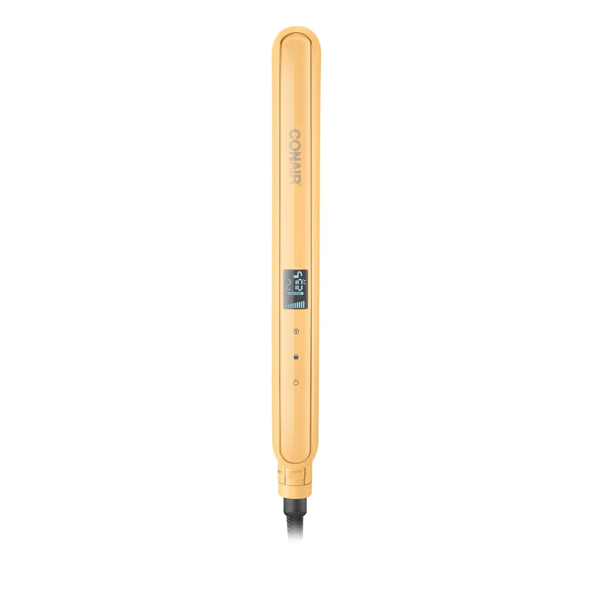 Alaciadora 1" Doble Ceramica Digital Amarilla Conair