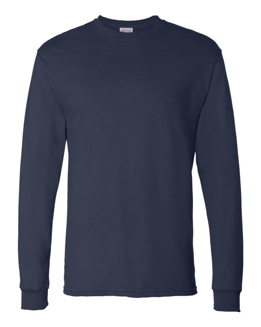 Hanes Essentials - Paquete de Camisetas de Manga Larga para Hombre, Camisetas de