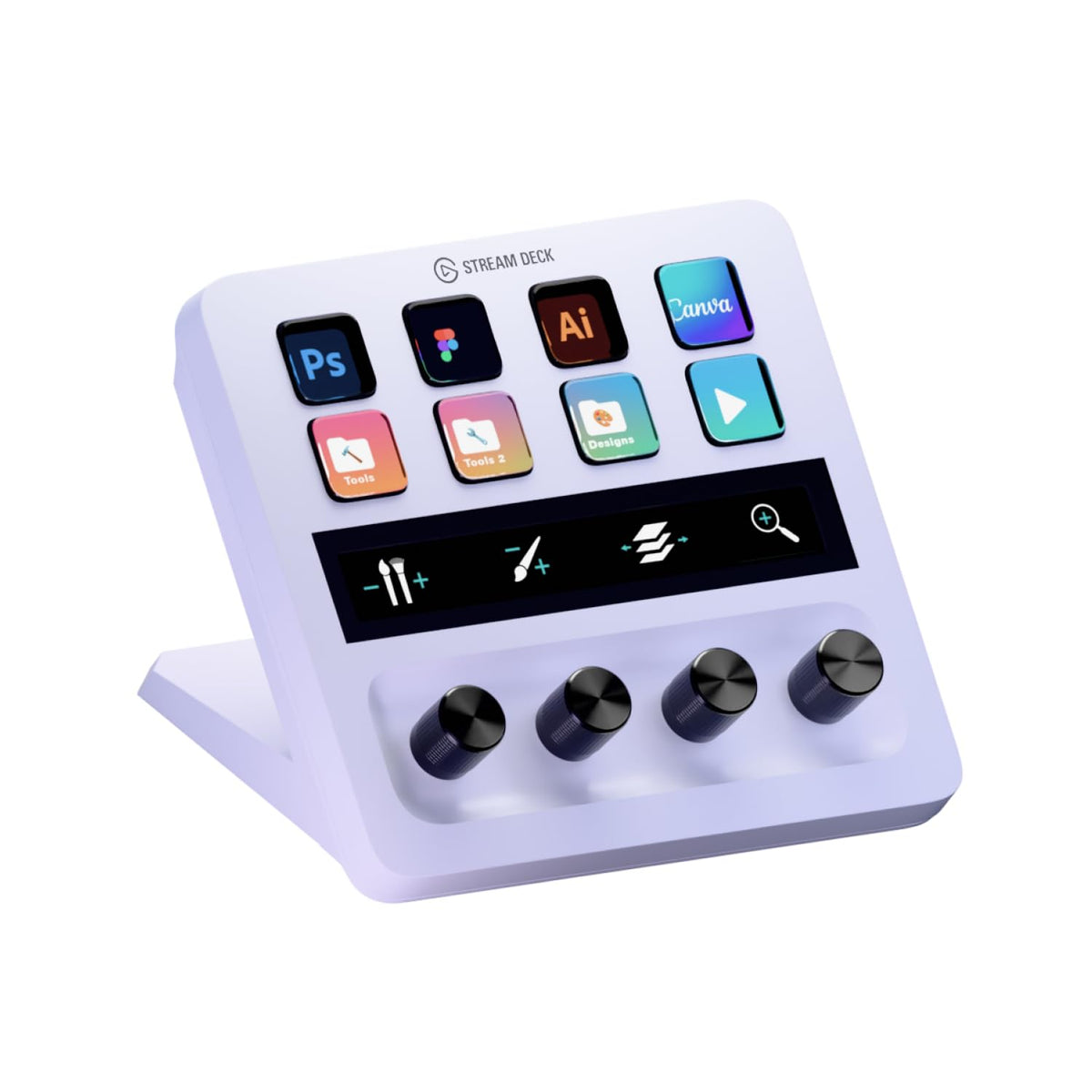 Elgato Stream Deck + White, mezclador y controlador