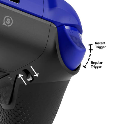 SCUF Instinct Pro Performance Series Mando Inalámbrico Xbox - Paletas Traseras Reasignables - Activadores Instantáneos - Xbox Series X|S, Xbox One, PC y Móvil – Azul