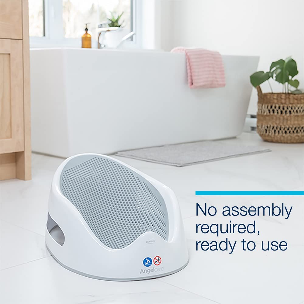 Angelcare Soporte para baño de bebé (Aqua) | Ideal para bebés menores de 6 meses
