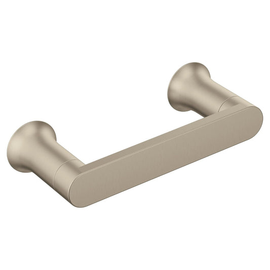 Moen Genta LX BH3808BN - Soporte de Papel higiénico pivotante Moderno para Papel higiénico para baño, níquel Cepillado